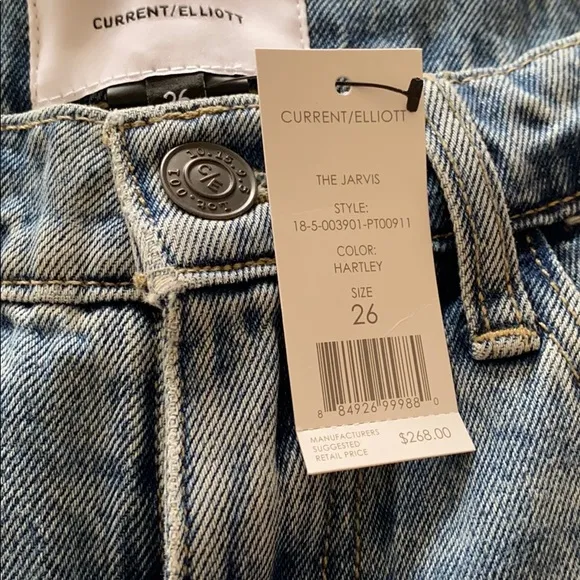NWT Current/Elliott The Jarvis Flared Jeans