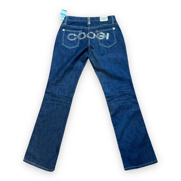 NWT Women’s COOGI Rhinestone Embellished Dark Jeans - Size 9/10