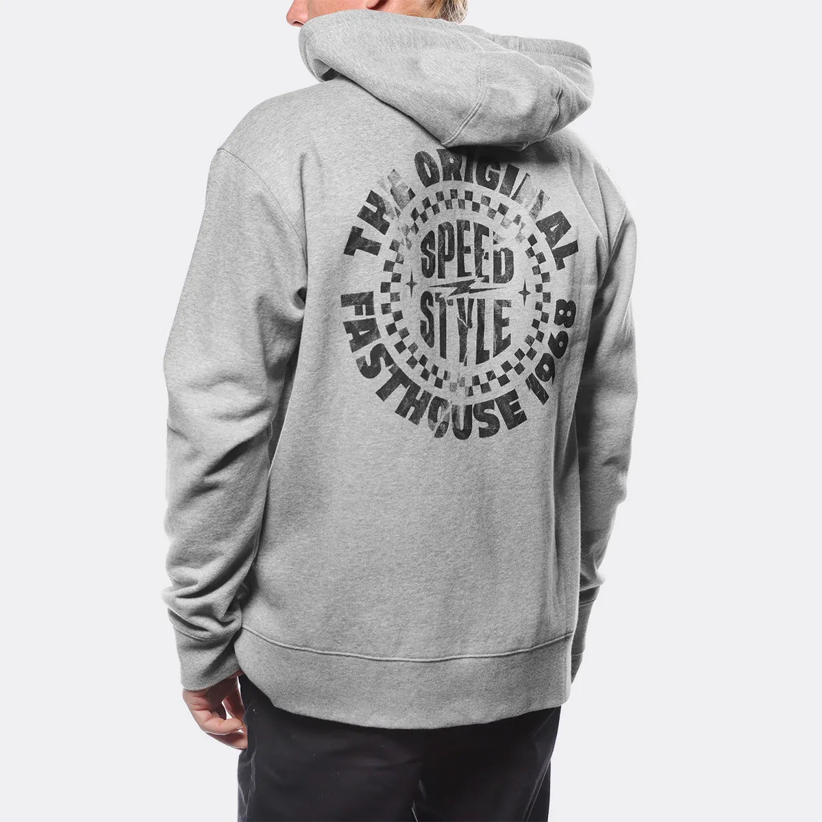 Origin Hooded Zip-Up - Heather Gray