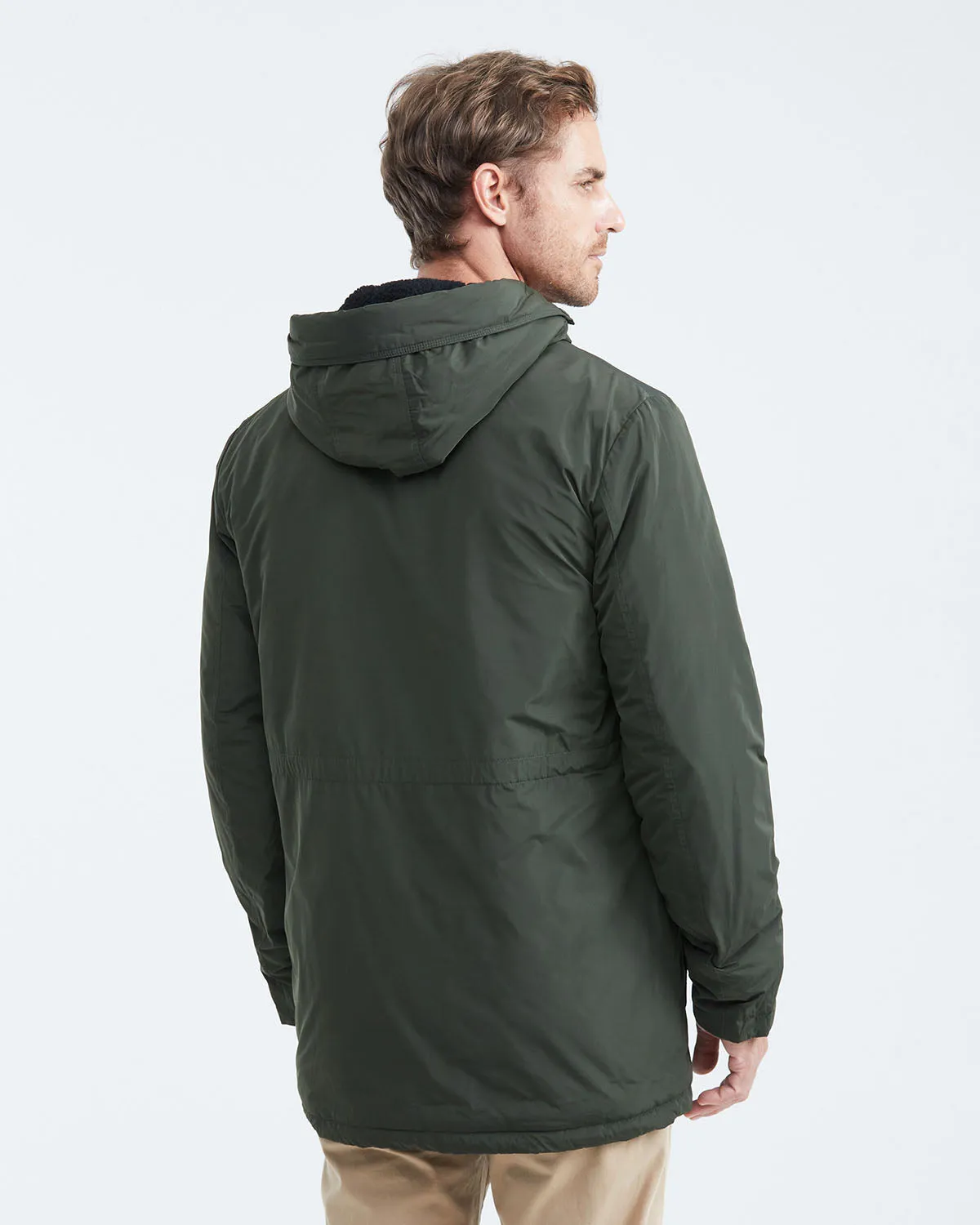 PARKA JACKET IN GREEN