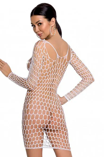 Passion Lingerie Bodystocking BS093 White