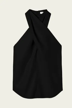Quinn Halter Top in Black