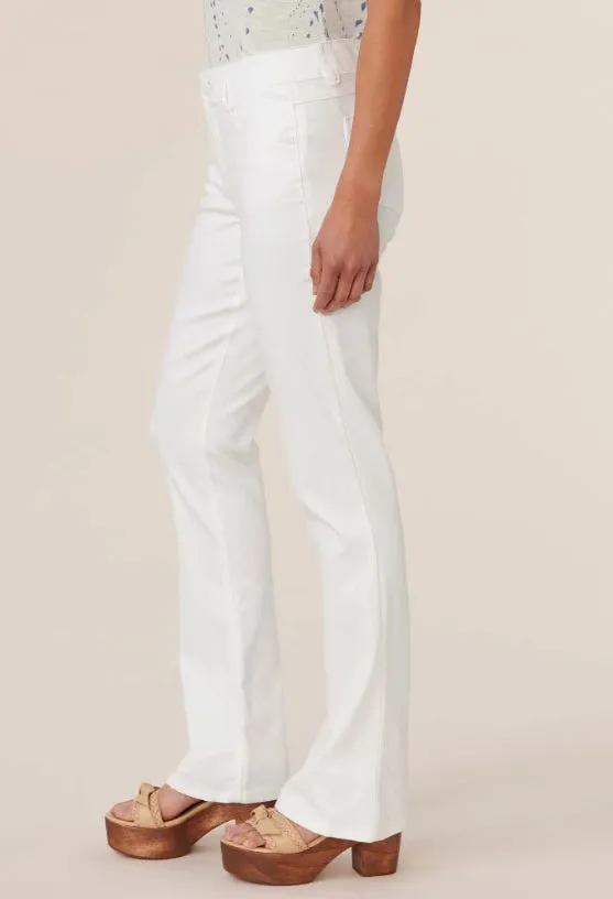 "Ab"solution® Itty Bitty Bootcut White Jeans
