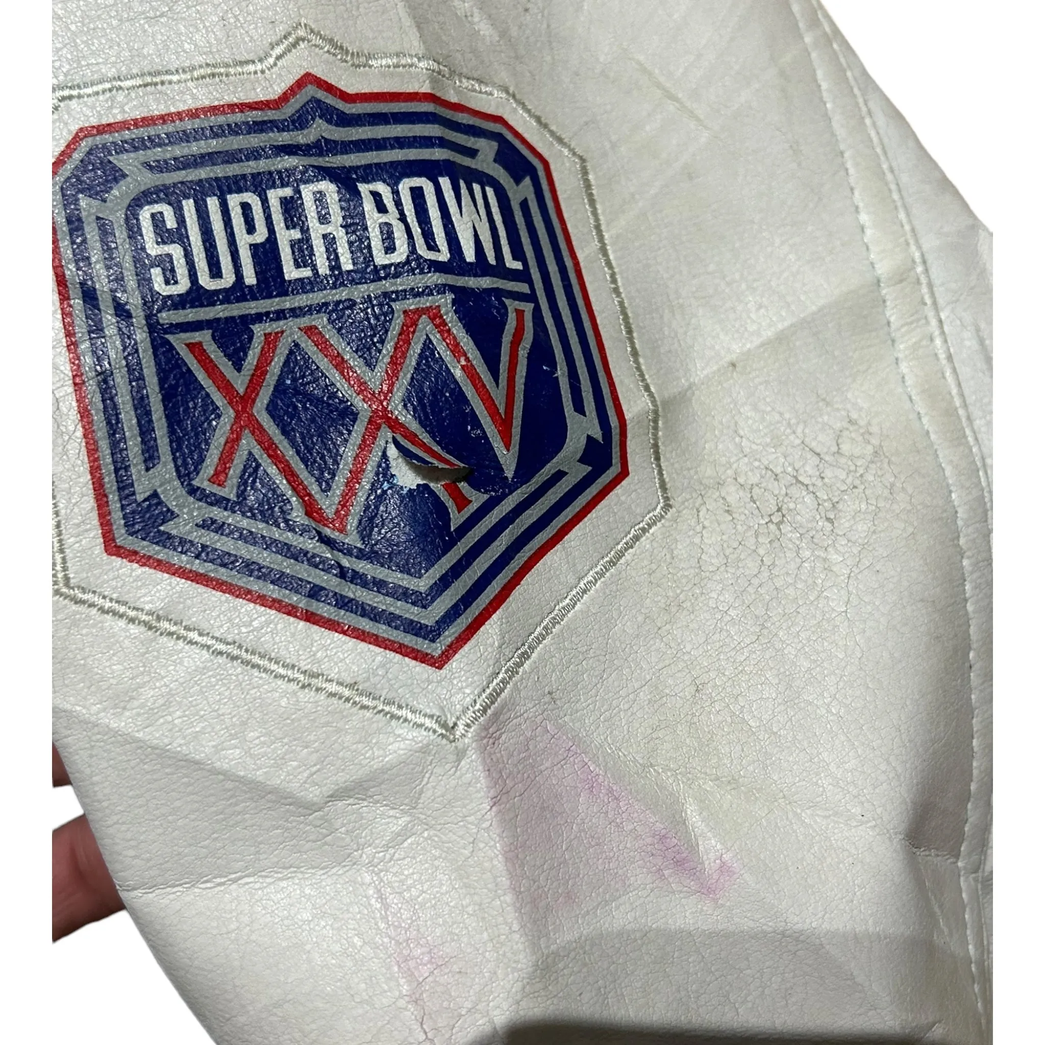 Reebok Vintage Official NFL New York Giants Super Bowl Varsity Jacket
