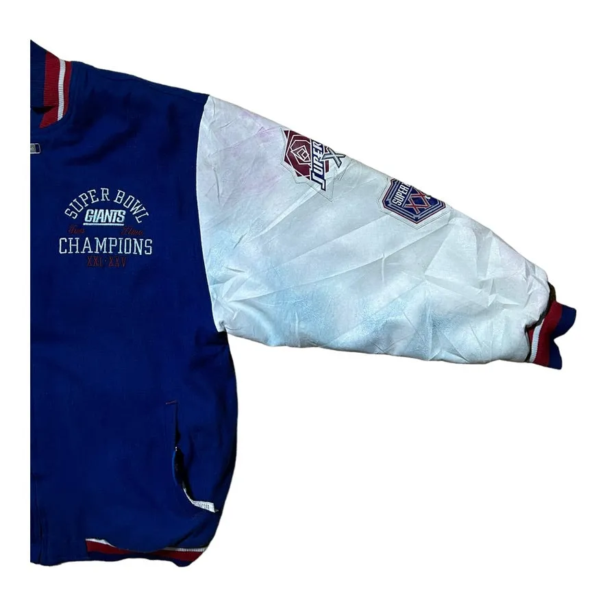 Reebok Vintage Official NFL New York Giants Super Bowl Varsity Jacket
