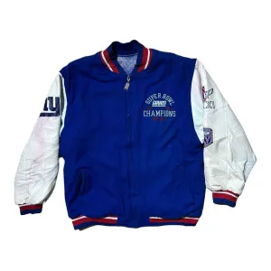 Reebok Vintage Official NFL New York Giants Super Bowl Varsity Jacket