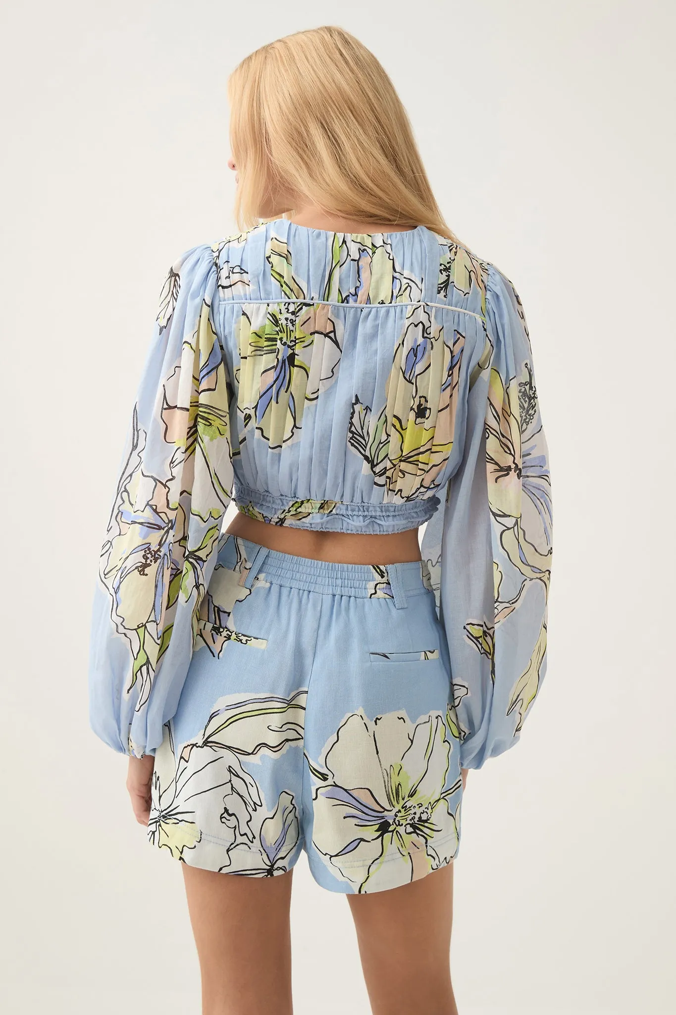 Romantica Voile Crop Top