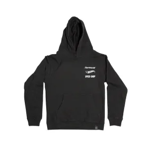 Rush Hot Wheels Youth Hooded Pullover - Black