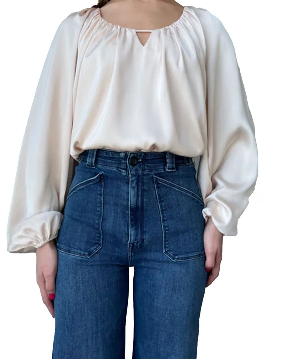 Sand Dollar Brenton Puff Sleeve Top