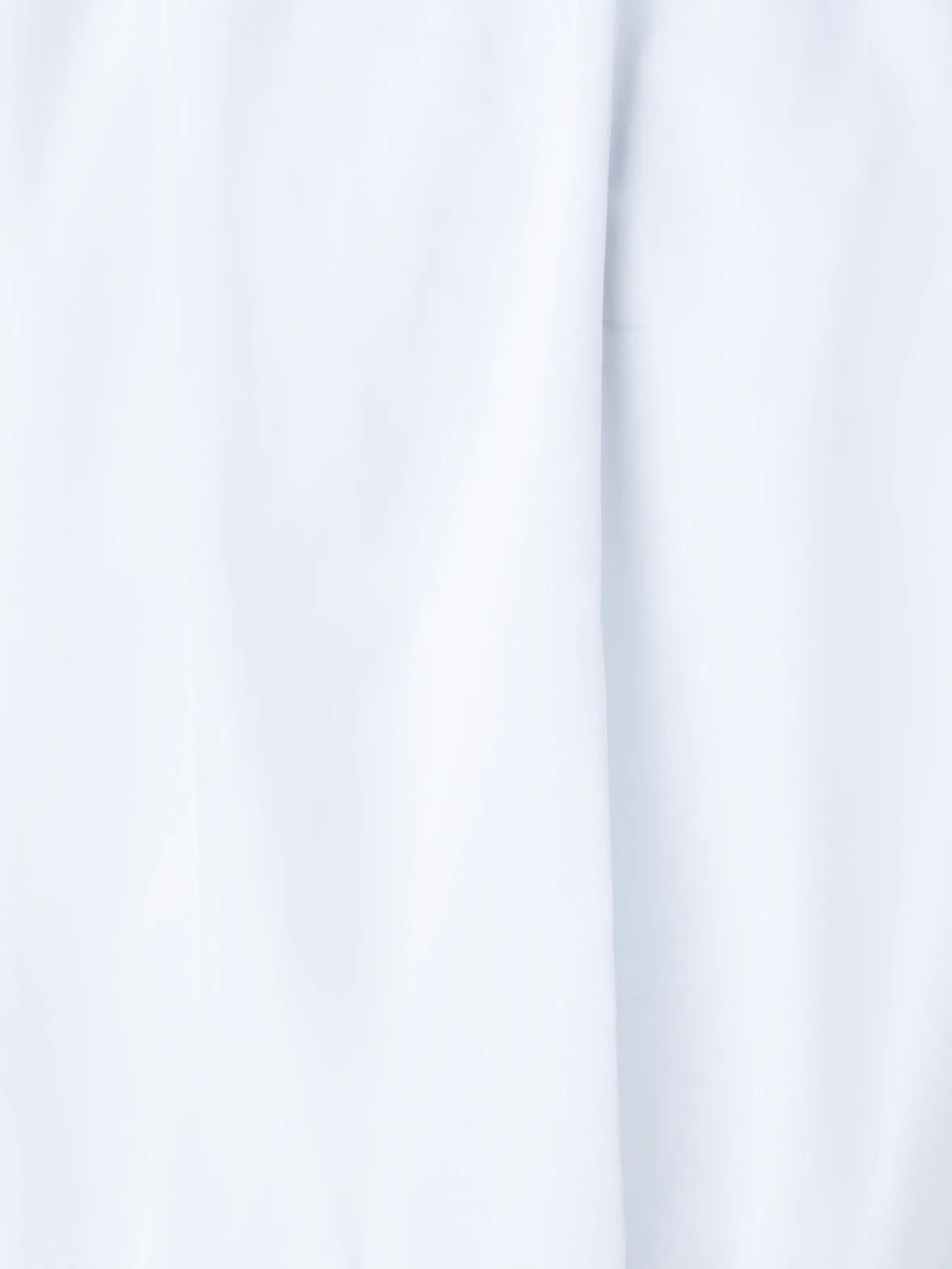 Short Cotton Voile Blouse with Wide Sleeves