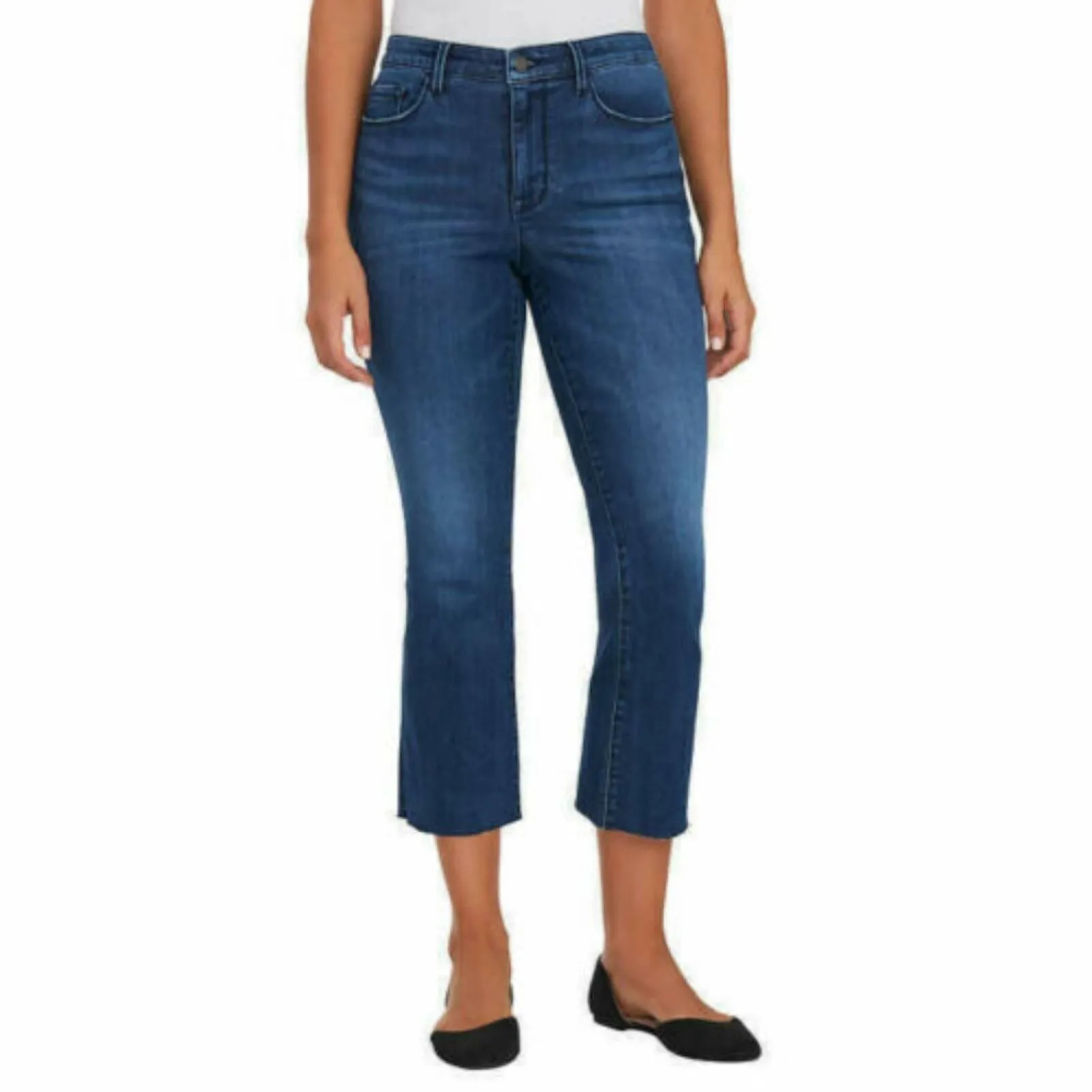 Social Standard by Sanctuary Women's Mid Rise Kick Crop Jeans