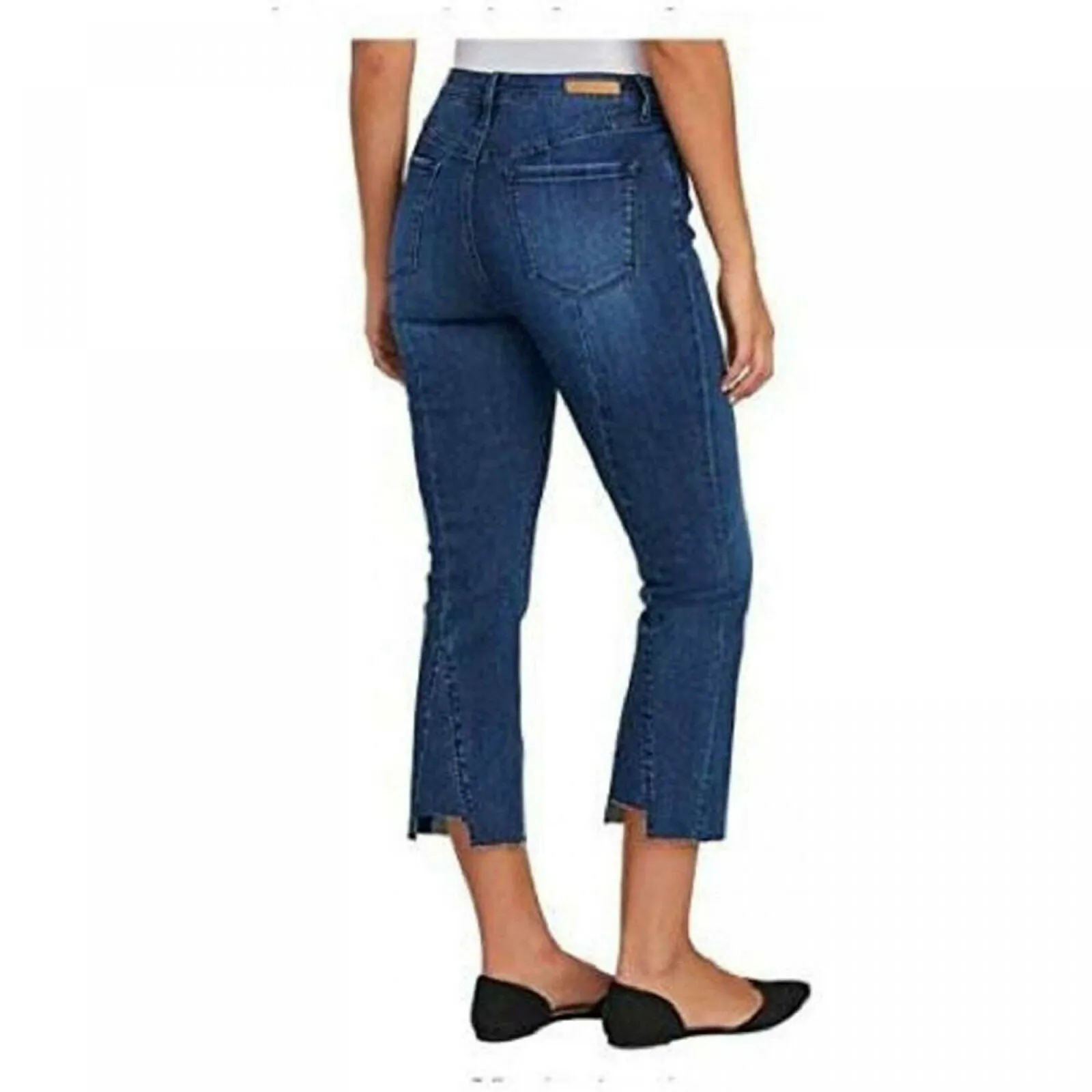 Social Standard by Sanctuary Women's Mid Rise Kick Crop Jeans