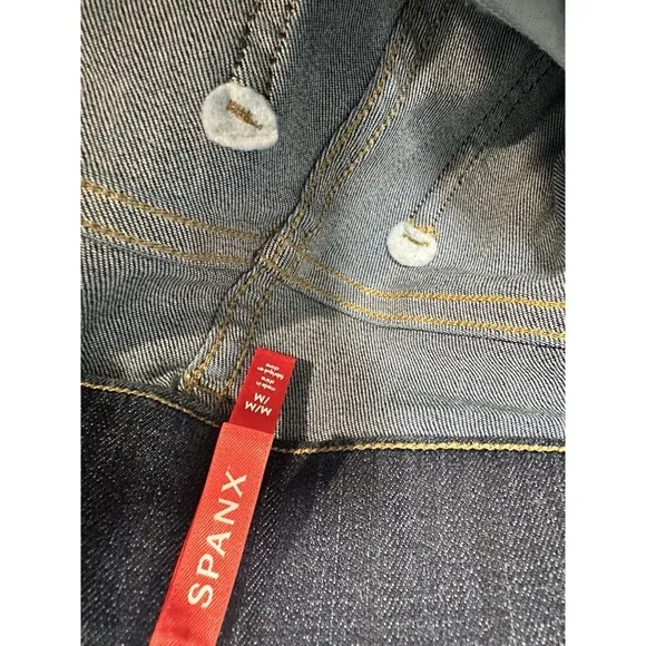 Spanx Jeans Elastic Waist High Rise Flare Medium
