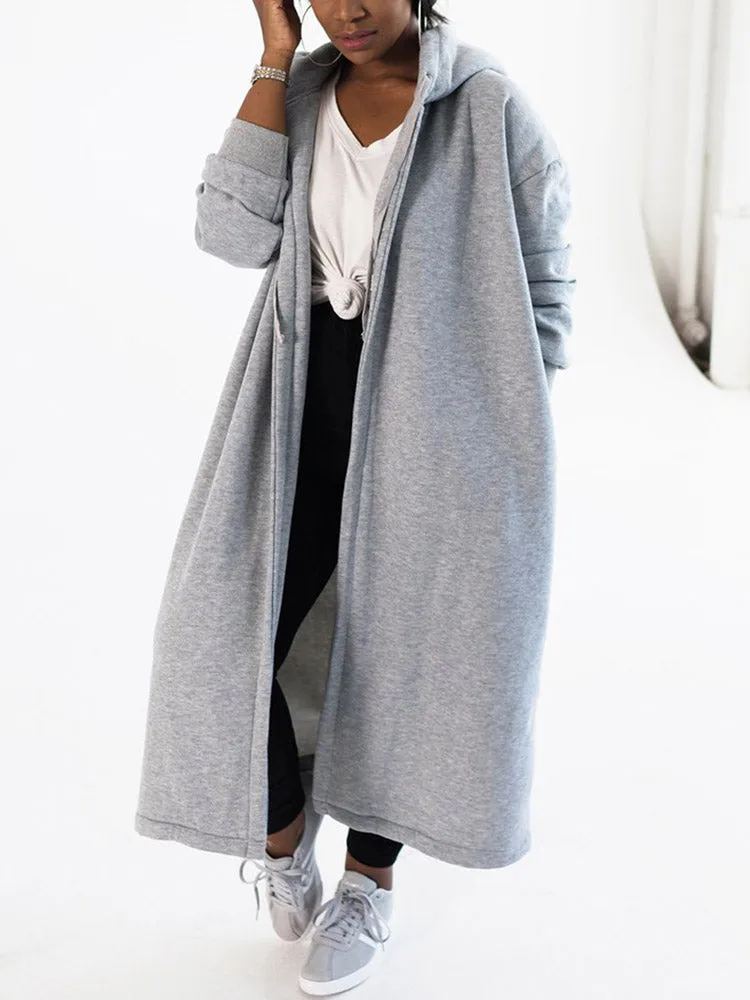 Split Joint Hooded Outerwear