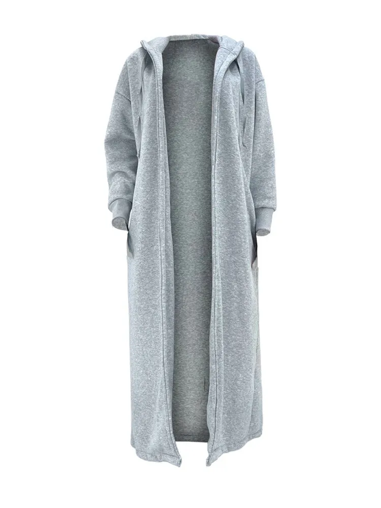 Split Joint Hooded Outerwear
