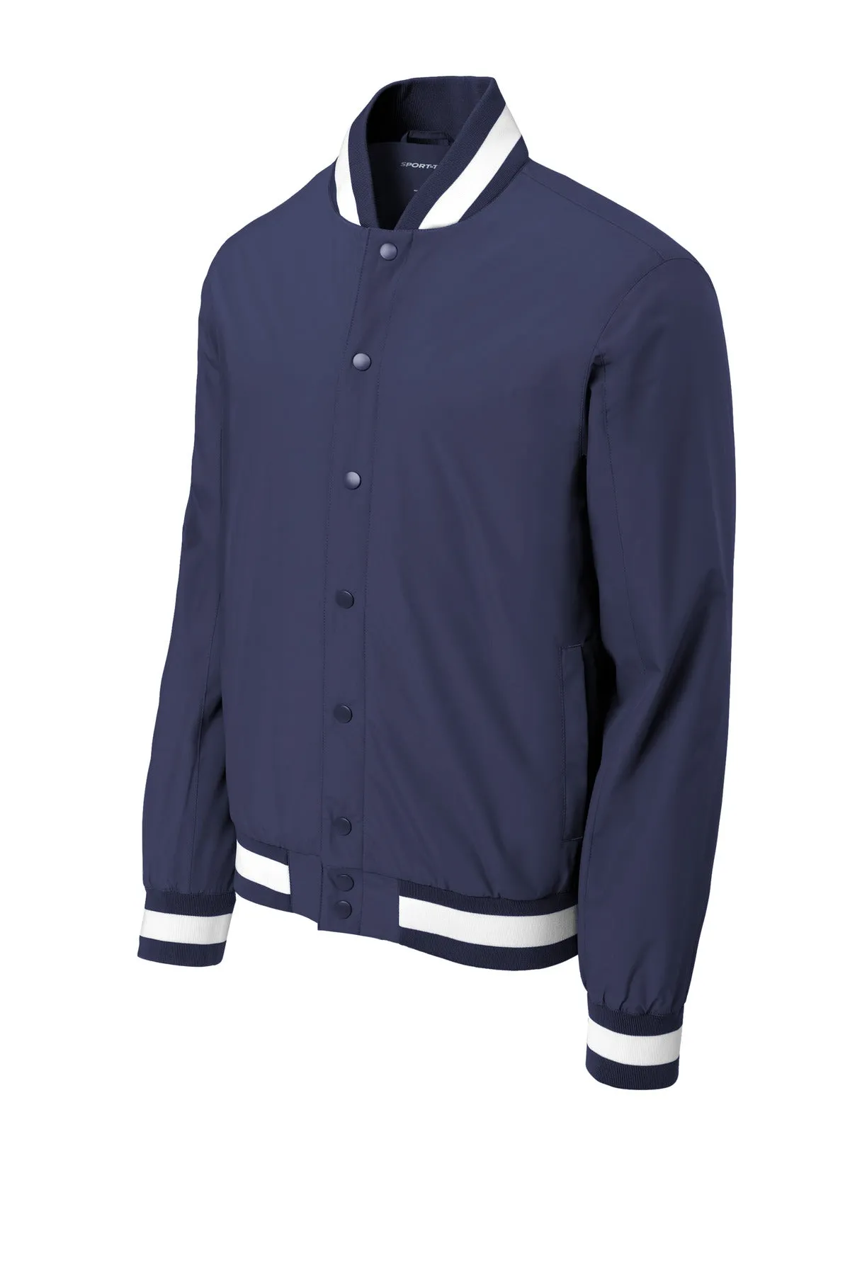Sport-Tek Insulated Varsity Jacket JST58 True Navy