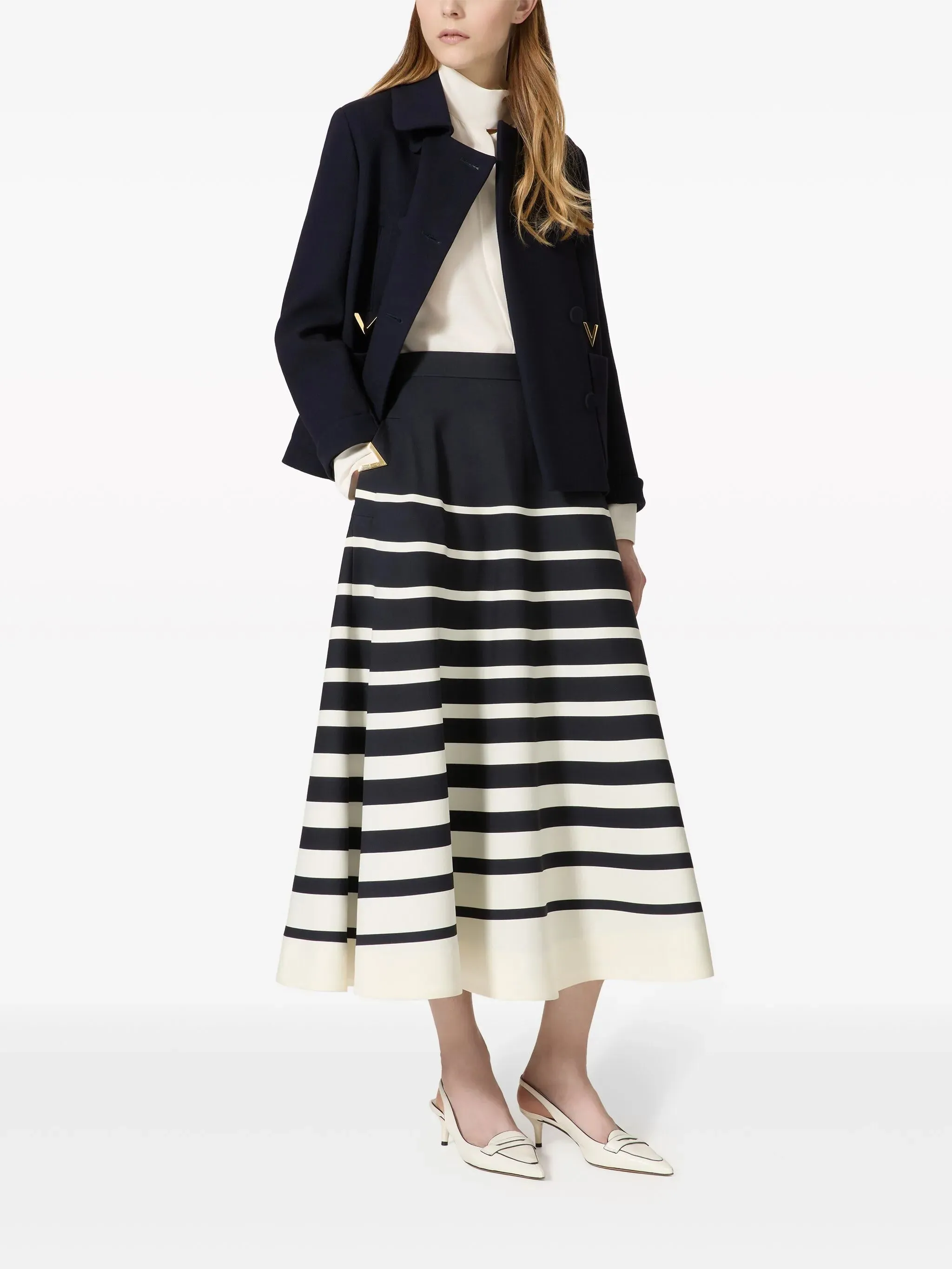 Stable wool-blend logo-plaque coat virgin All-inclusive selection