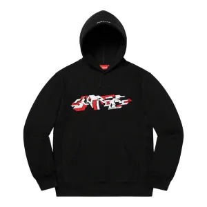 Supreme Delta Logo Hooded Sweatshirt- Black
