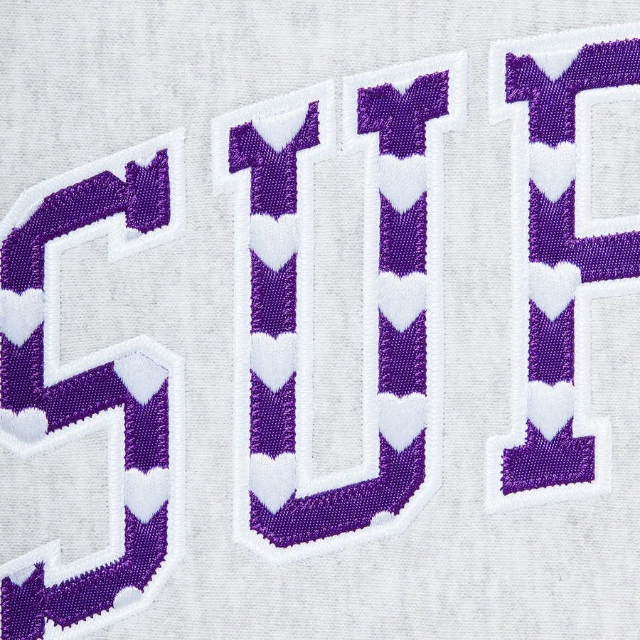 Supreme Hearts Arc Hooded Sweatshirt- Ash Grey