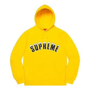 Supreme Icy Arc Hooded Sweatshirt- Yellow
