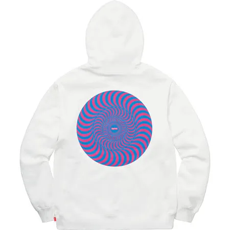 Supreme Spitfire Hooded Sweatshirt- White