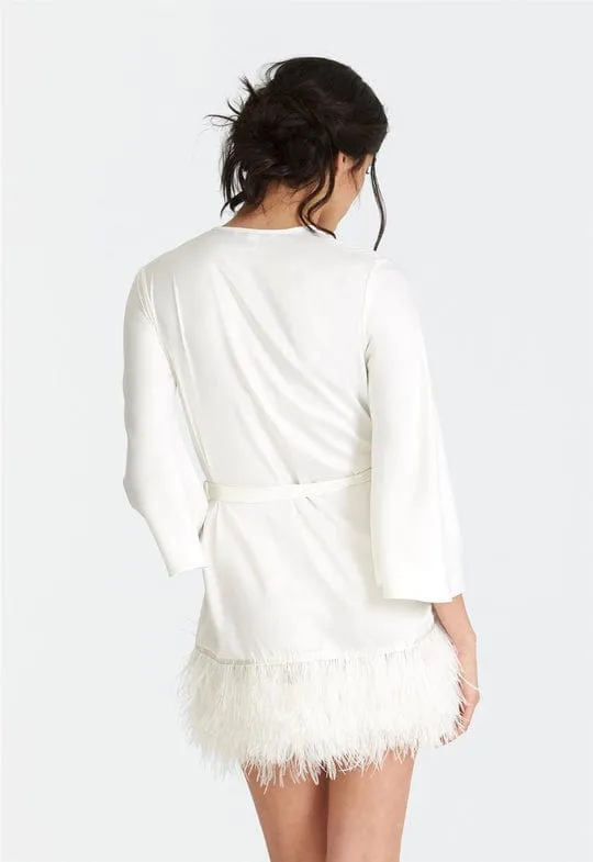 Swan Cover Up - Ivory