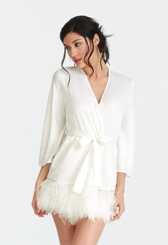 Swan Cover Up - Ivory