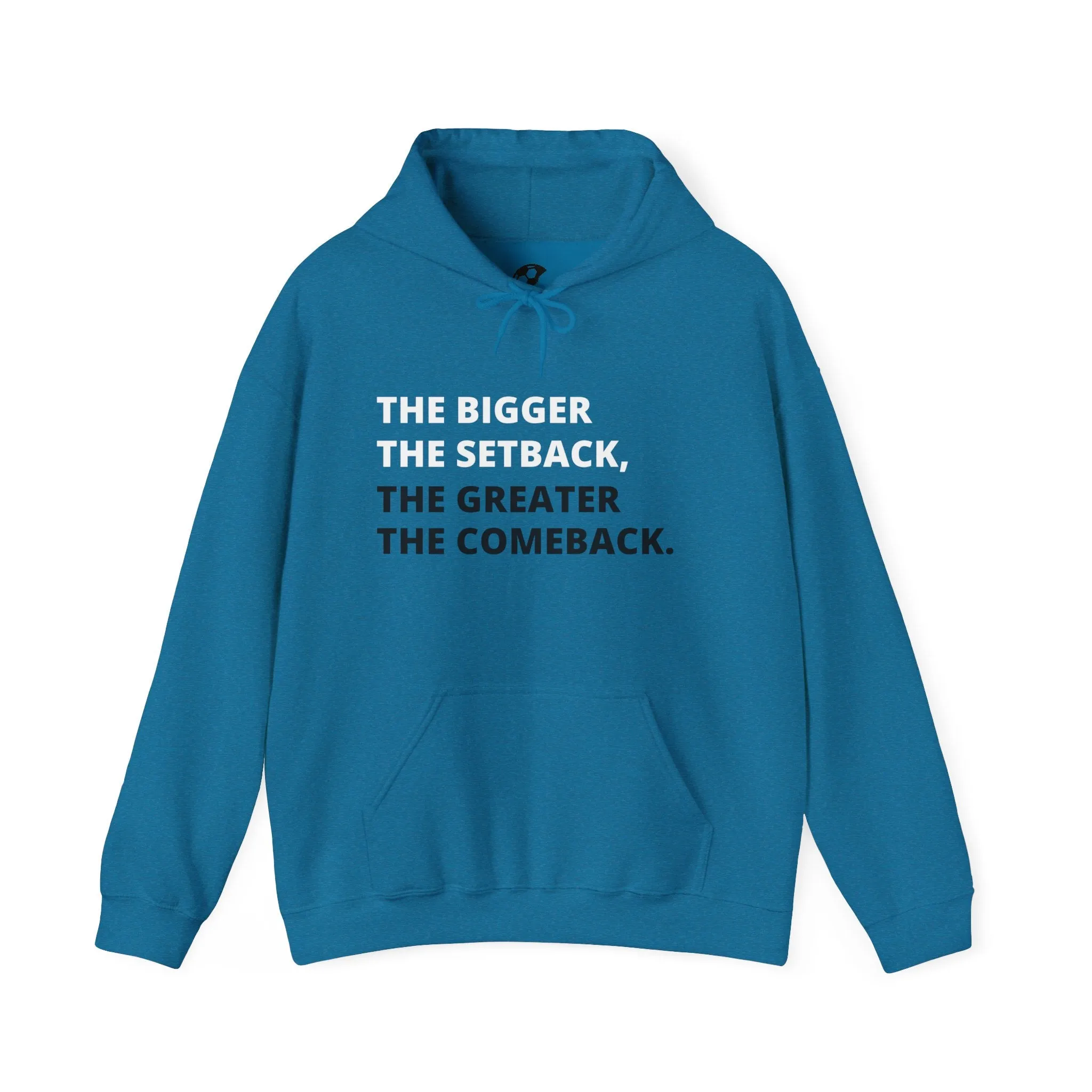 The Greater The Comeback Adult Hooded Sweatshirt