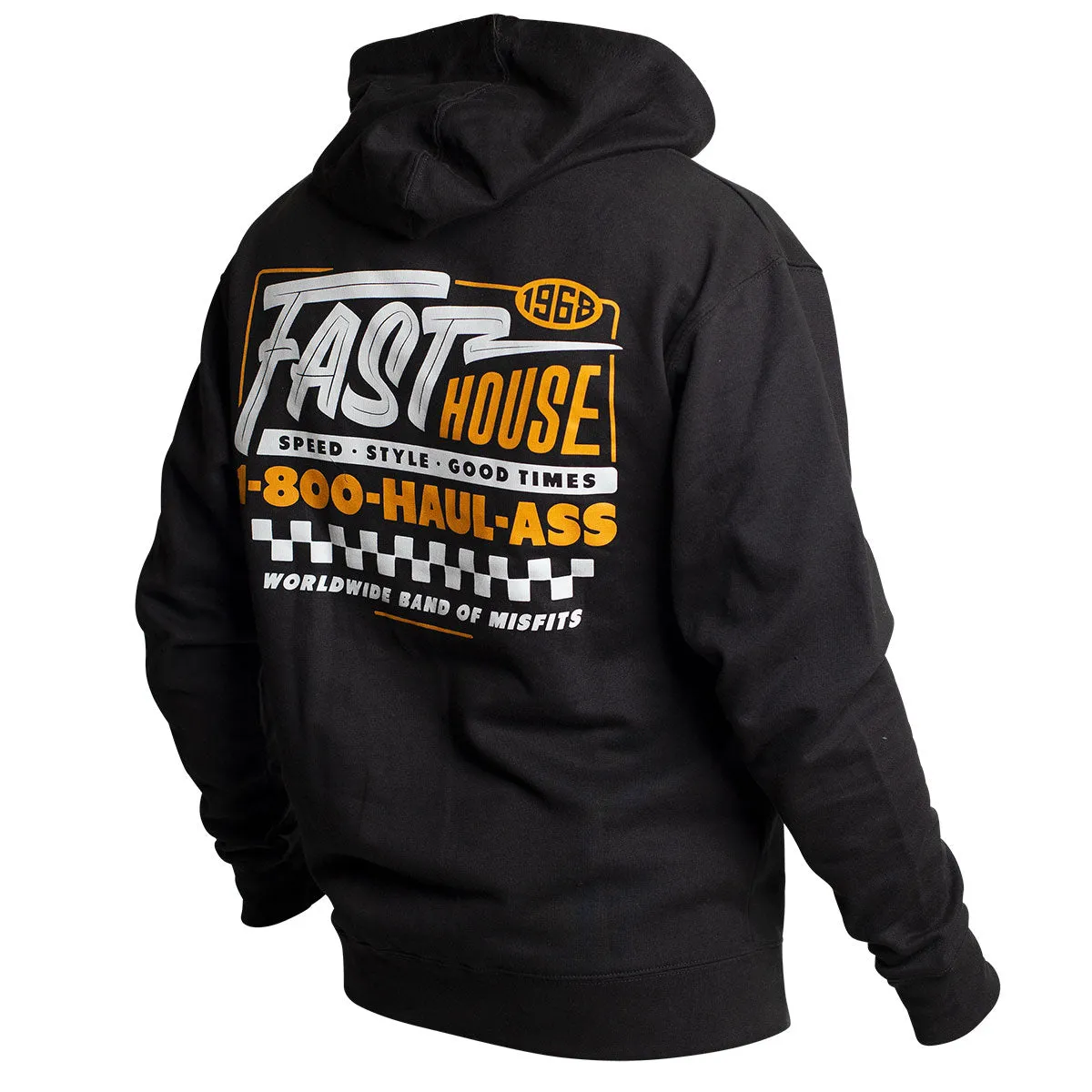 Toll Free Hooded Pullover - Black