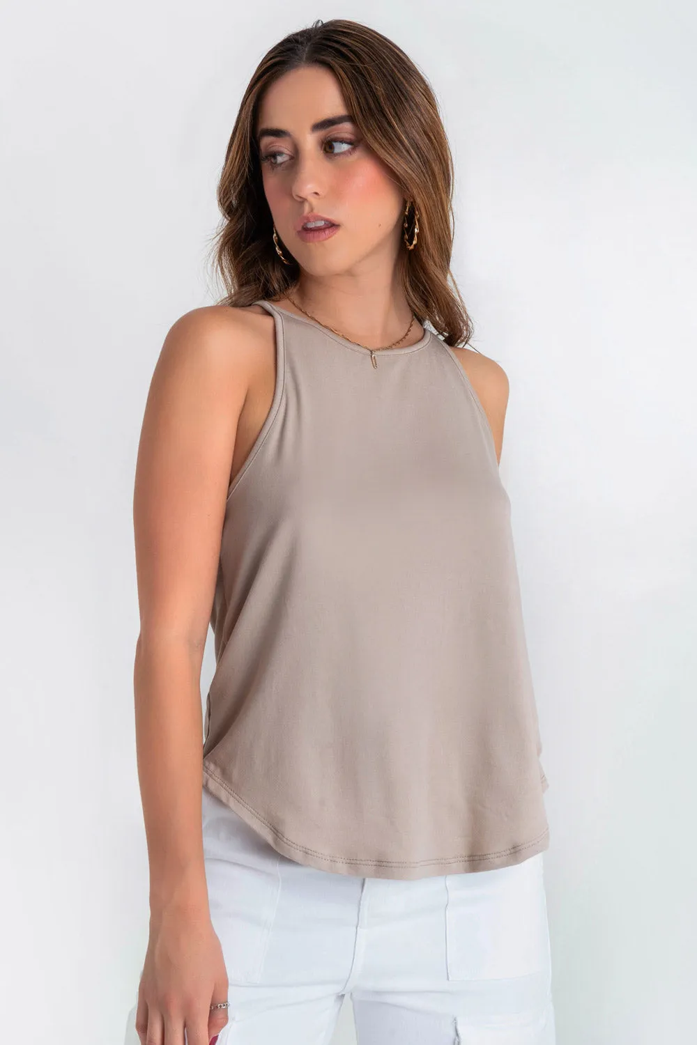 Top halter con tirantes