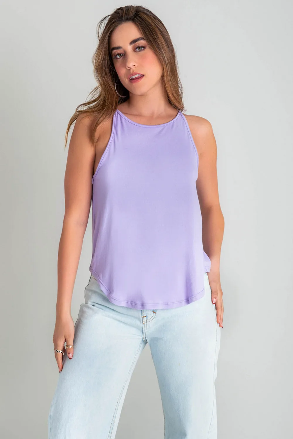 Top halter con tirantes