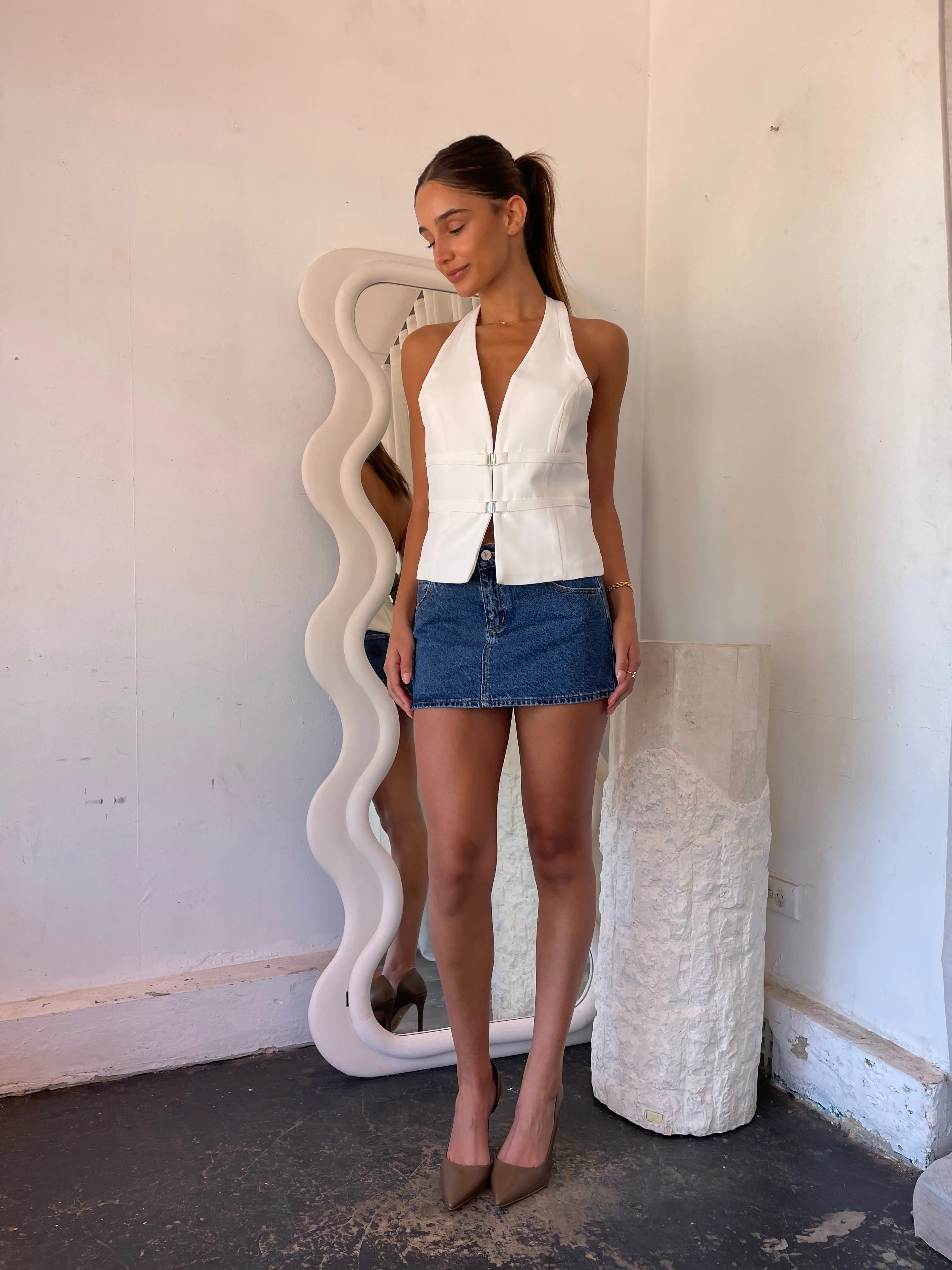 Tyra Halter Top