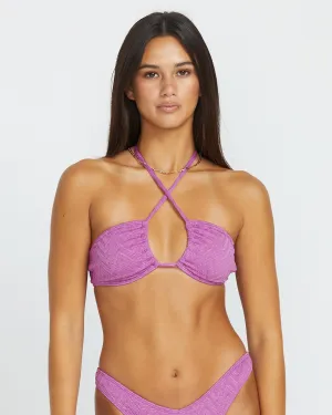 V Baby Bikini Top - IRIS PURPLE