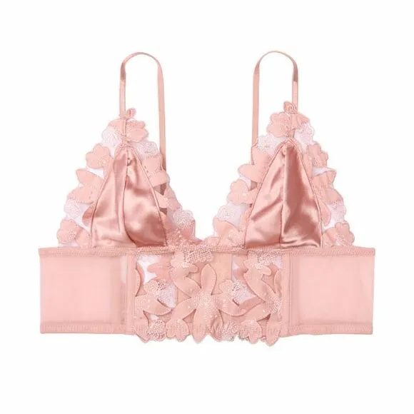 Victoria Secrets Luxe Lingerie Embroidered Bralett
