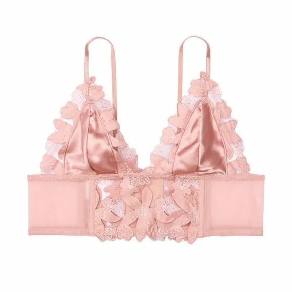 Victoria Secrets Luxe Lingerie Embroidered Bralette