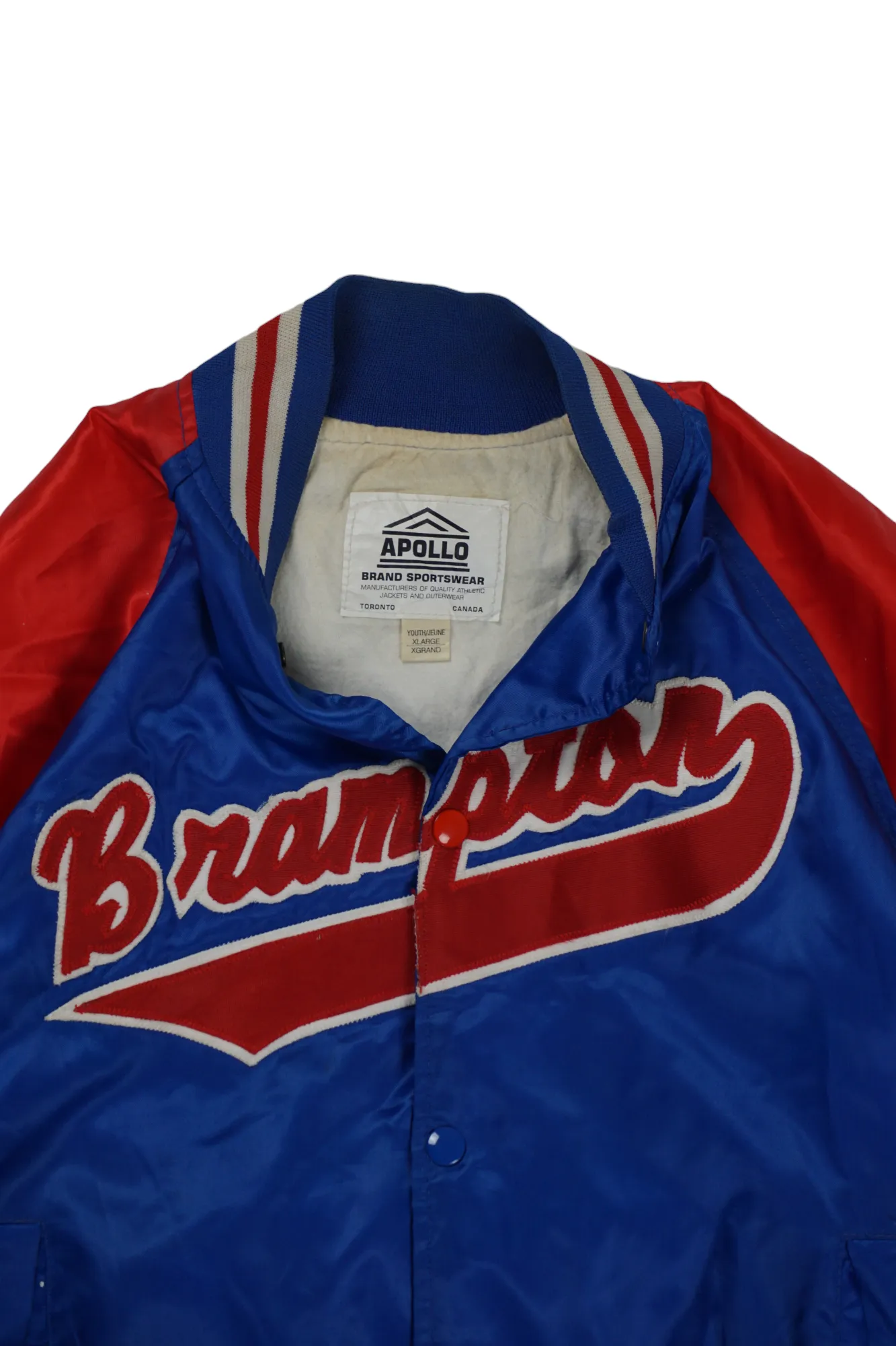 Vintage Apollo Brampton Blauw Varsity Jack