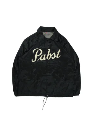 Vintage Ebbetsfield Pabst Flanels Zwart Coachjack
