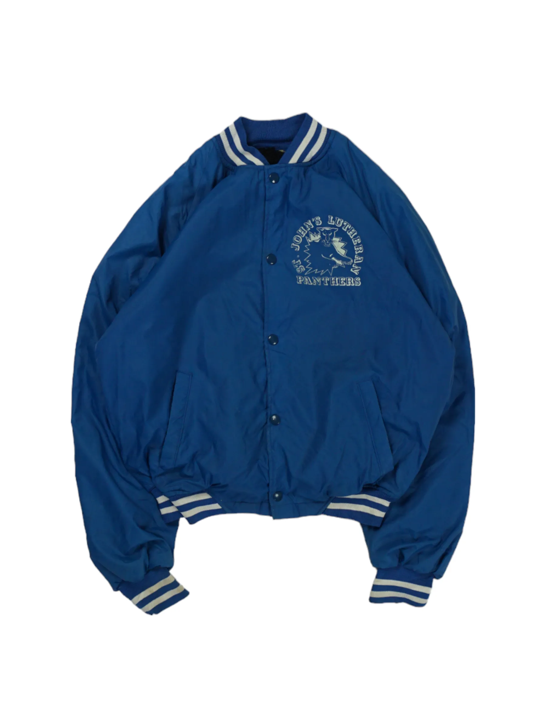 Vintage St. Johns blauw varsityjack