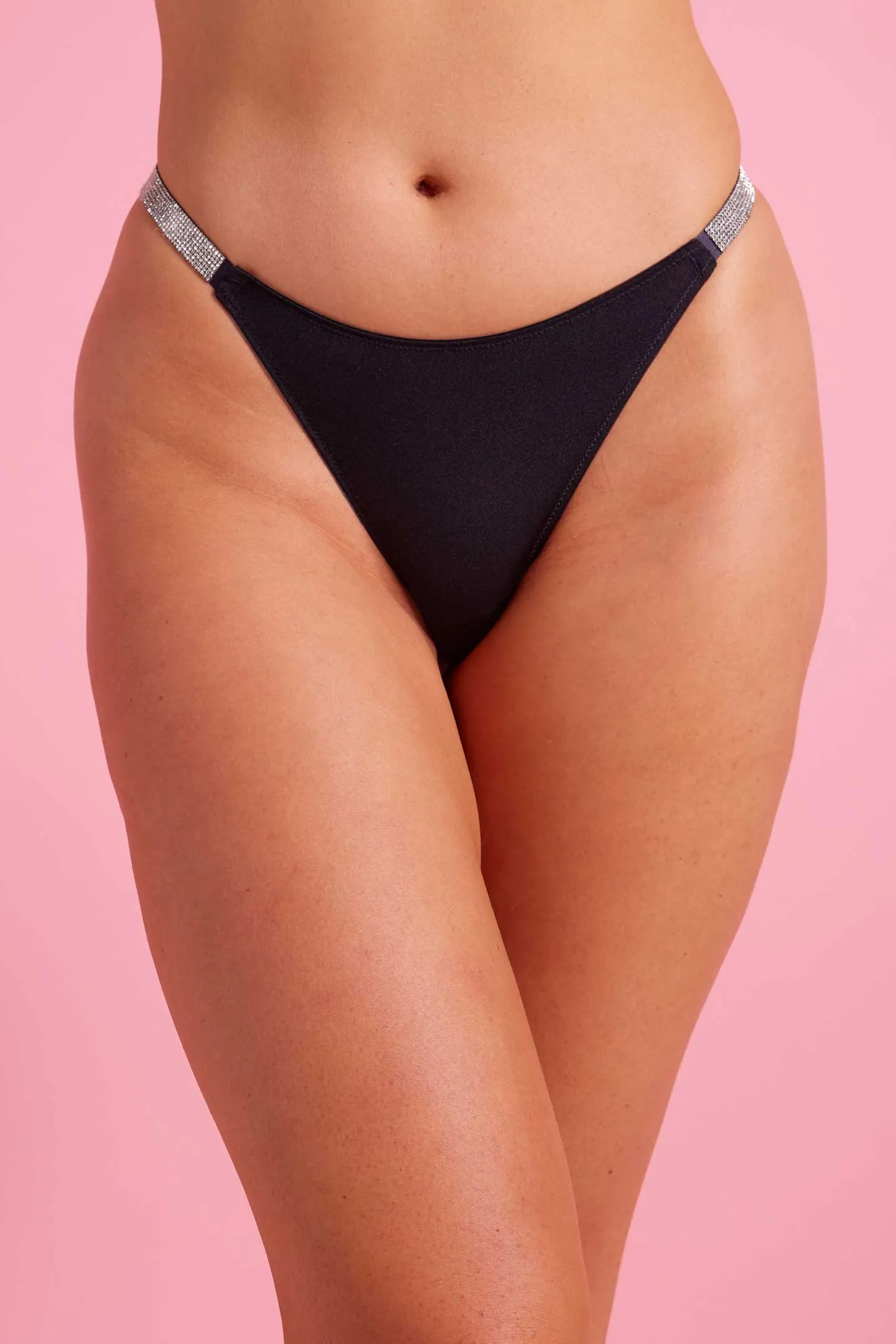 Vixen Microfibre G-string Black