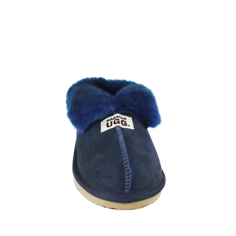 WARATAH UGG® Australian Made Sheepskin Slipper - Navy