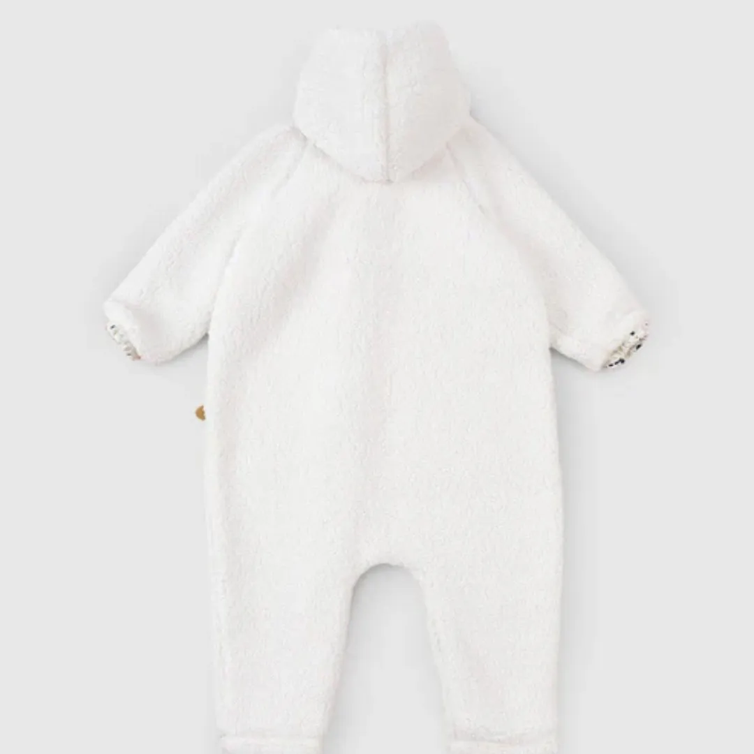 Wellsoft Hooded Romper White