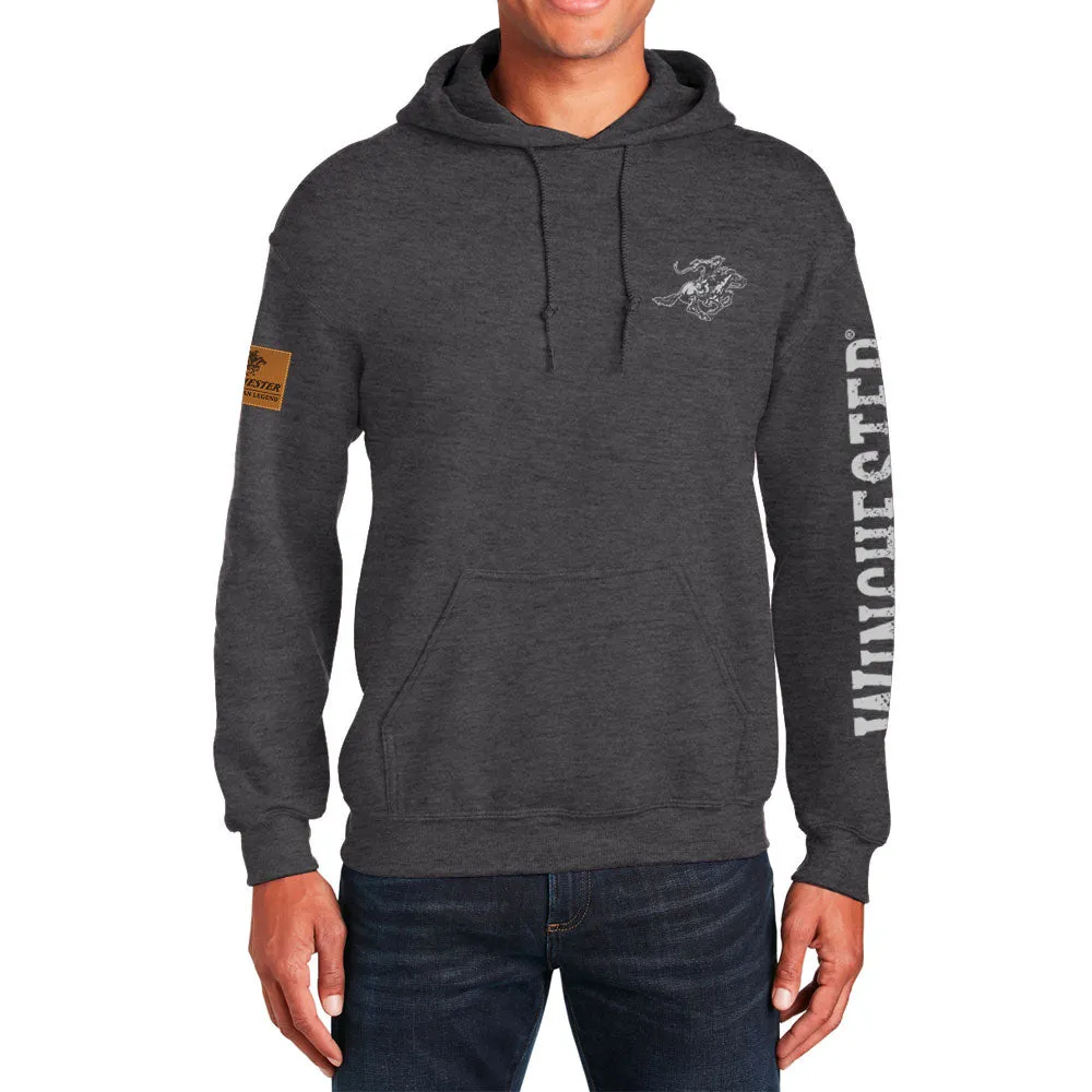 Winchester Legend - Legend Rider Flag - Fleece Pullover Hoodie - Made in USA