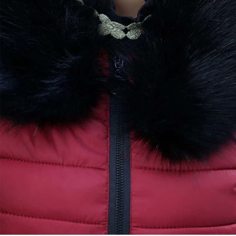 Women Coat Short Thick Jacket Slim Hood Down Parkas Black Plus Size NW