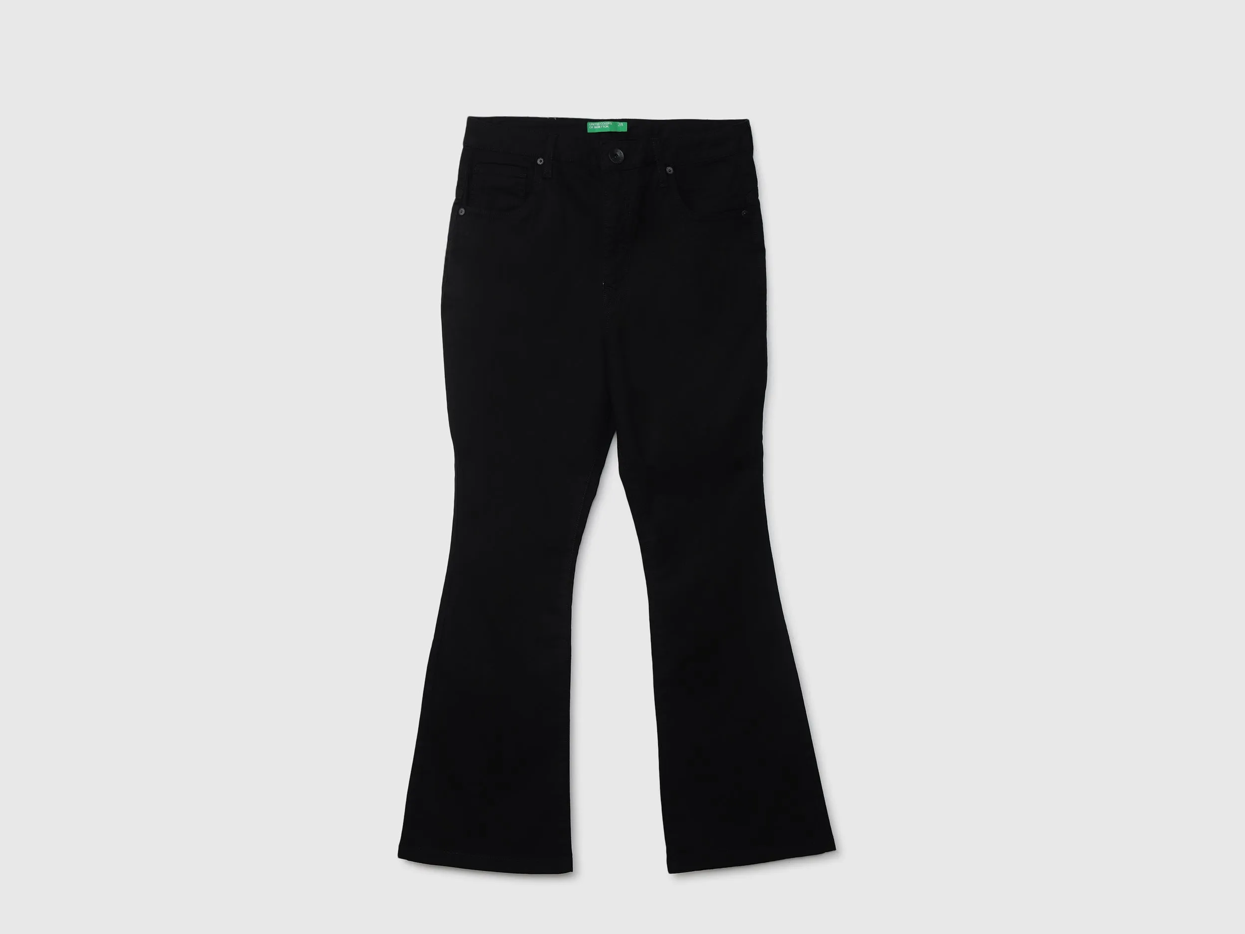 Women Solid Flared Leg Jeans