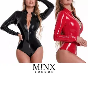Womens Bodysuit | Womens Bodysuits | Leather Bodysuit | Womens Leather Bodysuit | Leather Lingerie | Womens Clubwear | Sexy Bodysuit