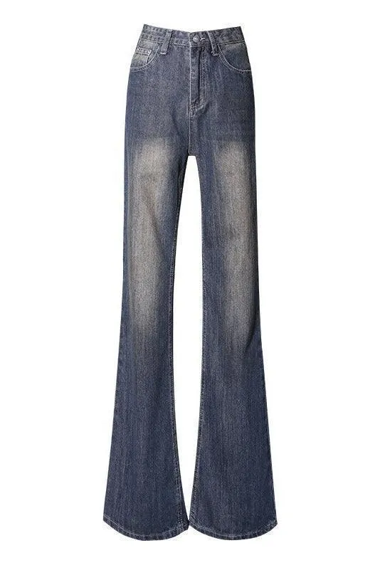 Women's Straight Flared Jeans