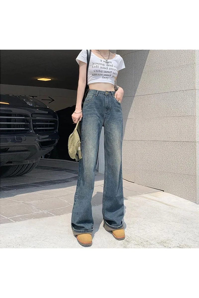 Women's Straight Flared Jeans