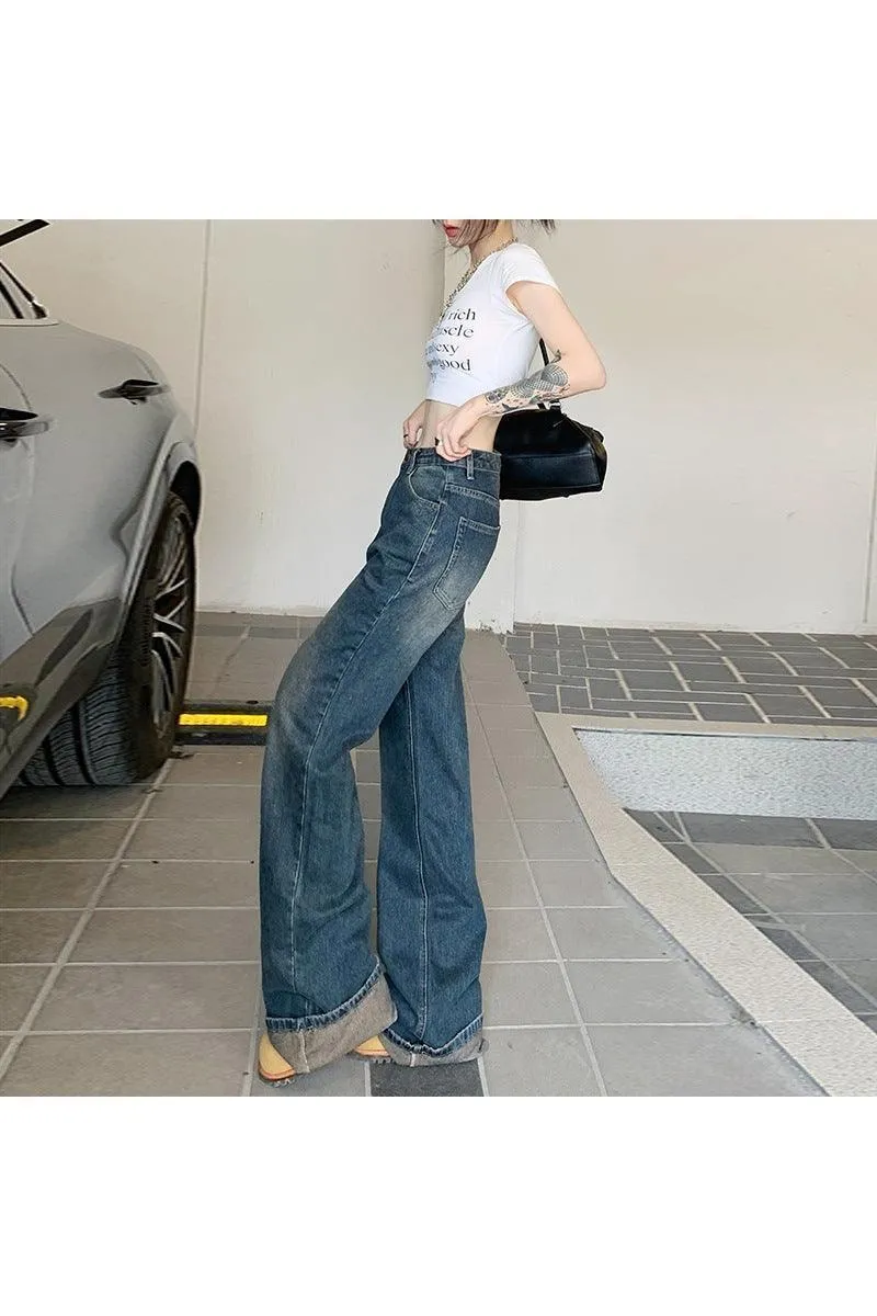 Women's Straight Flared Jeans