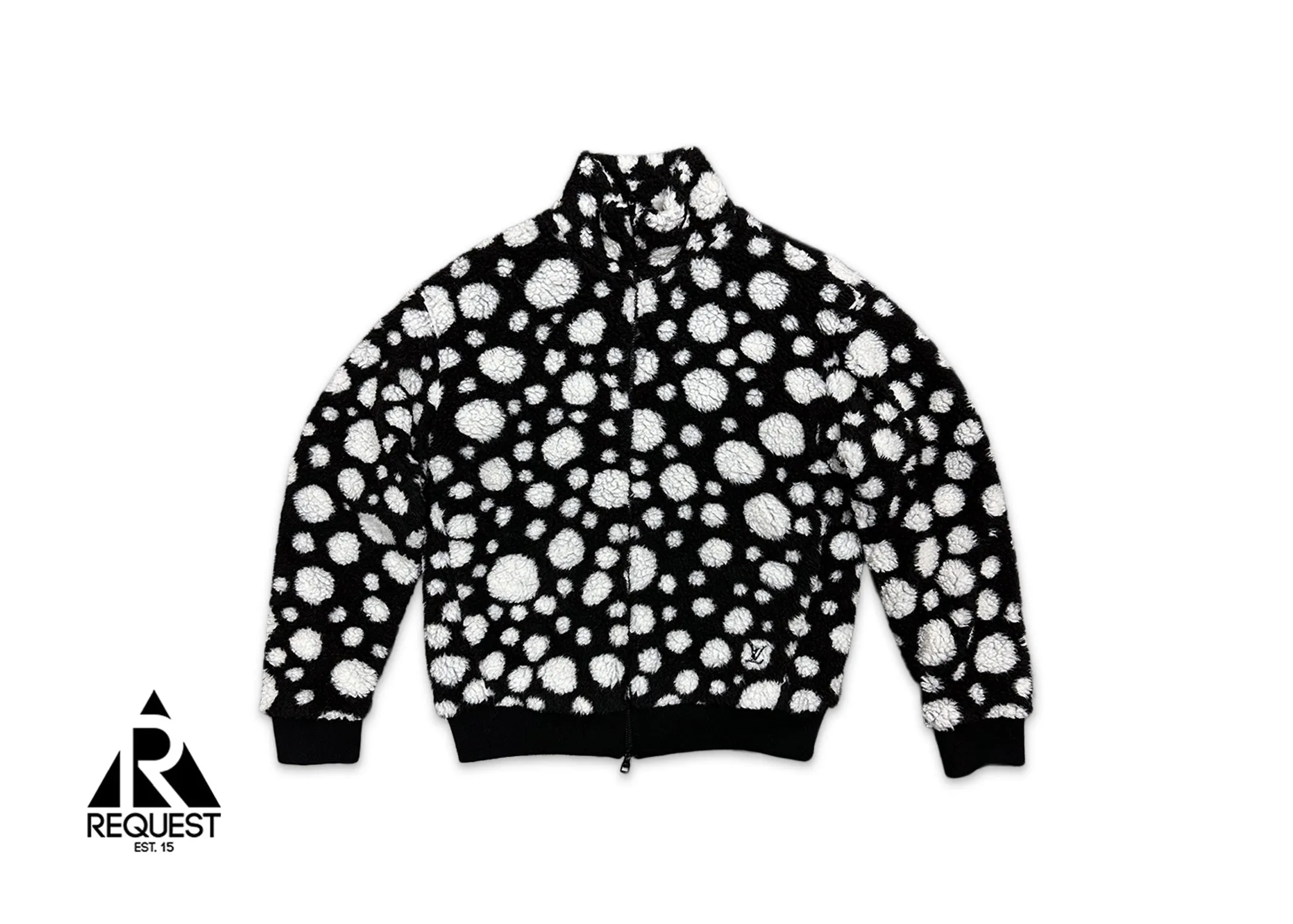 x Yayoi Kusama Infinity Dots Fleece Blouson "Black/White"