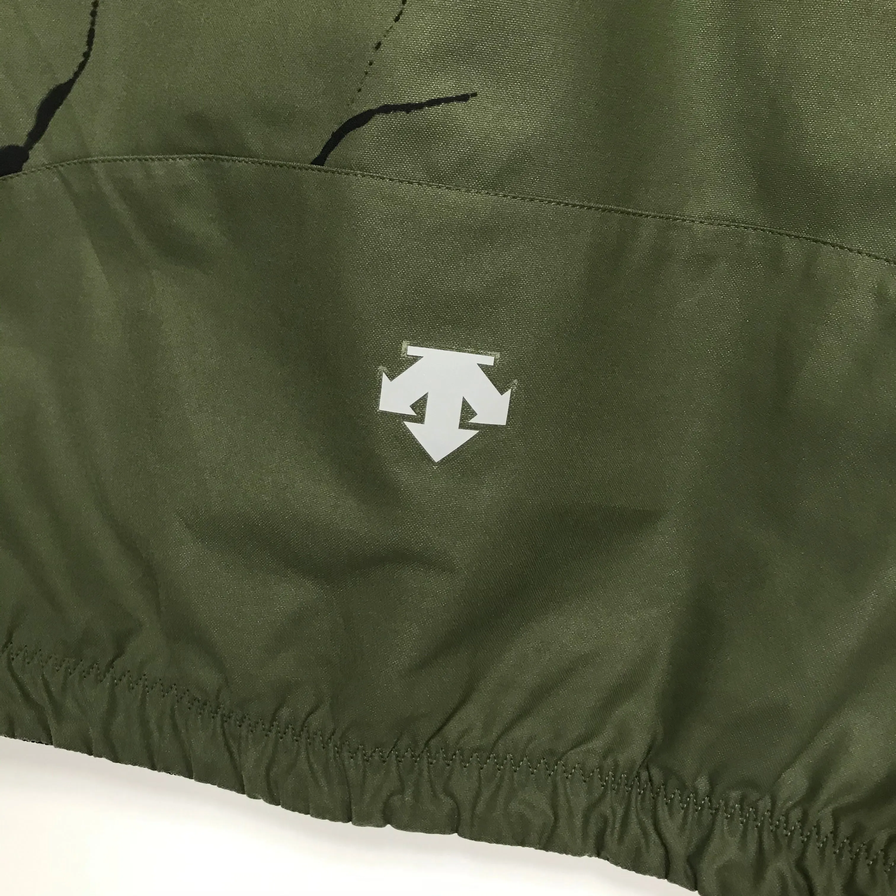 [XL] Futura Laboratories x Descente Half Zip Nylon Hooded Jacket Olive